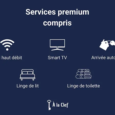 A La Clef - Proche Gare Et Centre - Ideal Pro & Couple - Wifi * Le Mans