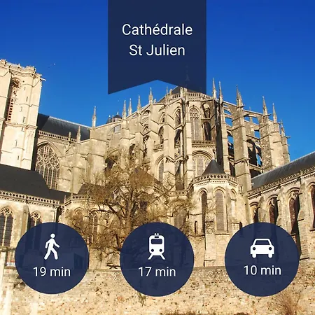 A La Clef - Proche Gare Et Centre - Ideal Pro & Couple - Wifi Lejlighed *