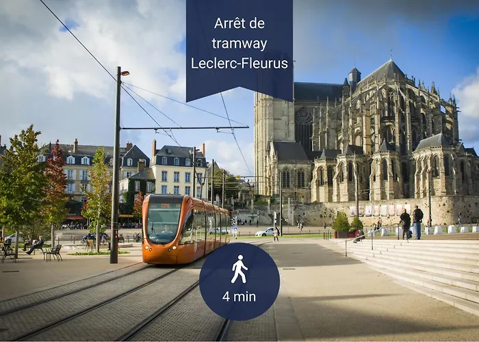 A La Clef - Proche Gare Et Centre - Ideal Pro & Couple - Wifi 勒芒